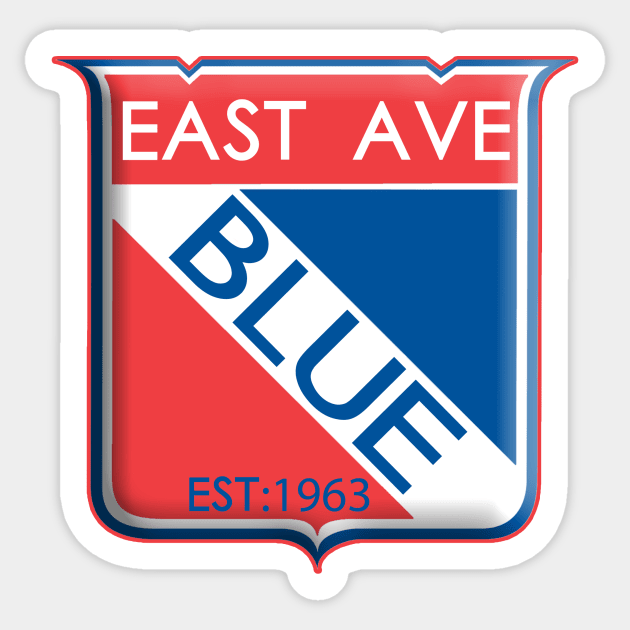 East Ave Blue Sticker by OHLColltective